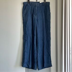 AMERICAN EAGLE 100% Lyocell High Rise Wide Leg Pants